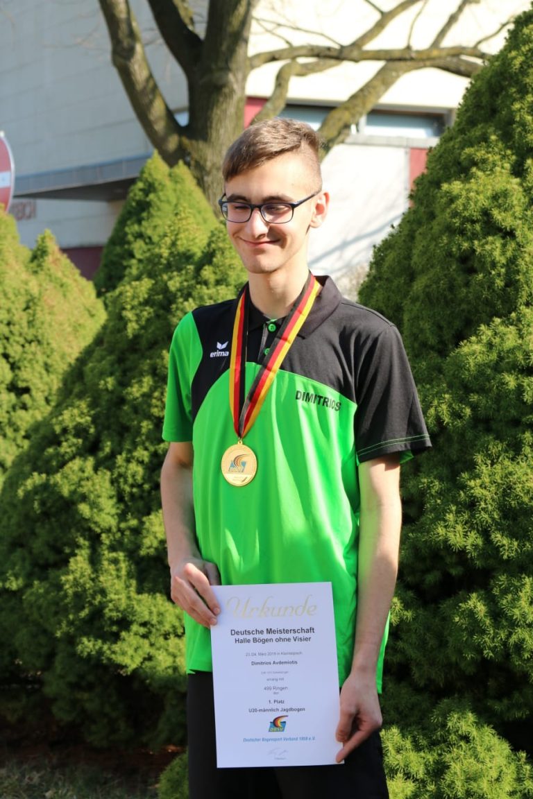 Dimitrios Avdemiotis gewinnt die Deutsche Meisterschaft 2019